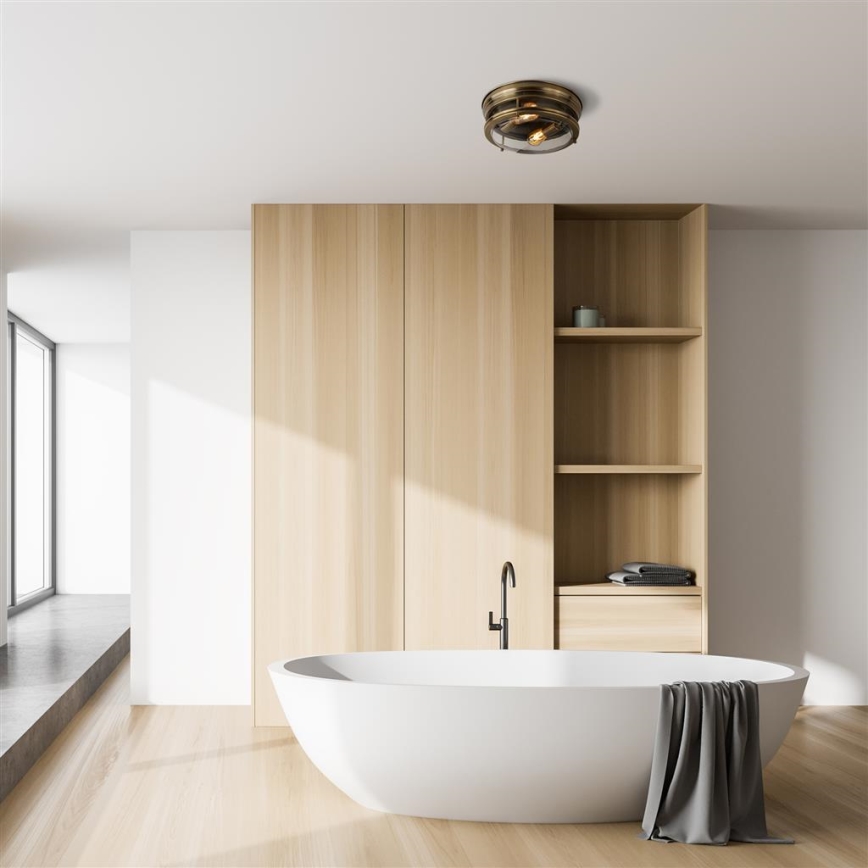 Searchlight - Ceiling light EDINBURGH I 2xE27/40W/230V bronze