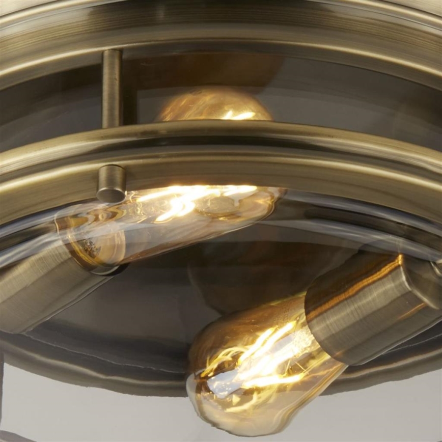 Searchlight - Ceiling light EDINBURGH I 2xE27/40W/230V bronze