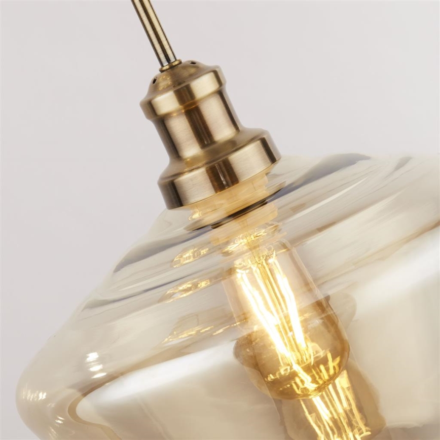 Searchlight - Chandelier on a string MIA 3xE27/60W/230V brass