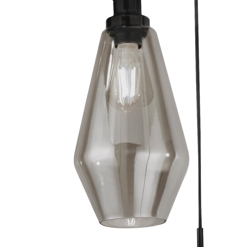 Searchlight - Chandelier on a string MIA 3xE27/60W/230V black