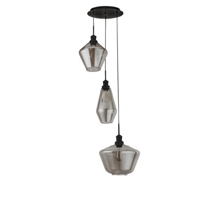 Searchlight - Chandelier on a string MIA 3xE27/60W/230V black