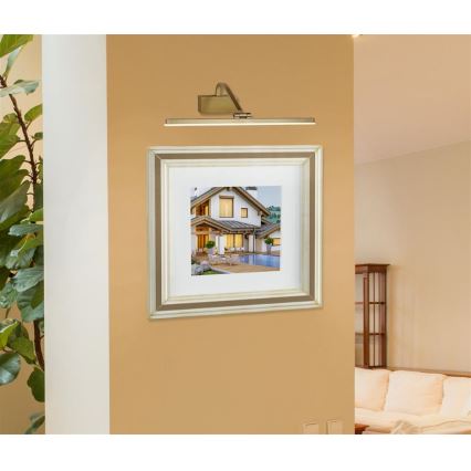 Searchlight - LED Picture light LED/12W/230V golden