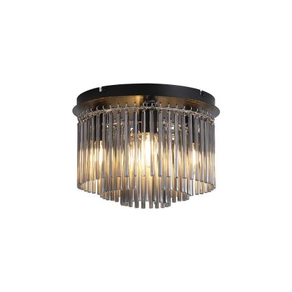 Searchlight - SWIZZLE Ceiling Light 5xE14/60W/230V, dia. 32 cm, Smoked
