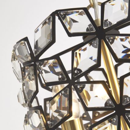Searchlight - Chandelier on a chain IRIS 2xE14/60W/230V d. 25 cm brass