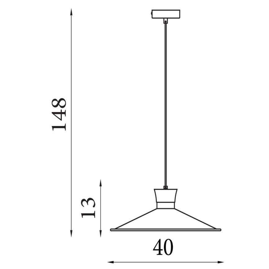 Searchlight - BALHAM Cable Pendant 1xE27/60W/230V