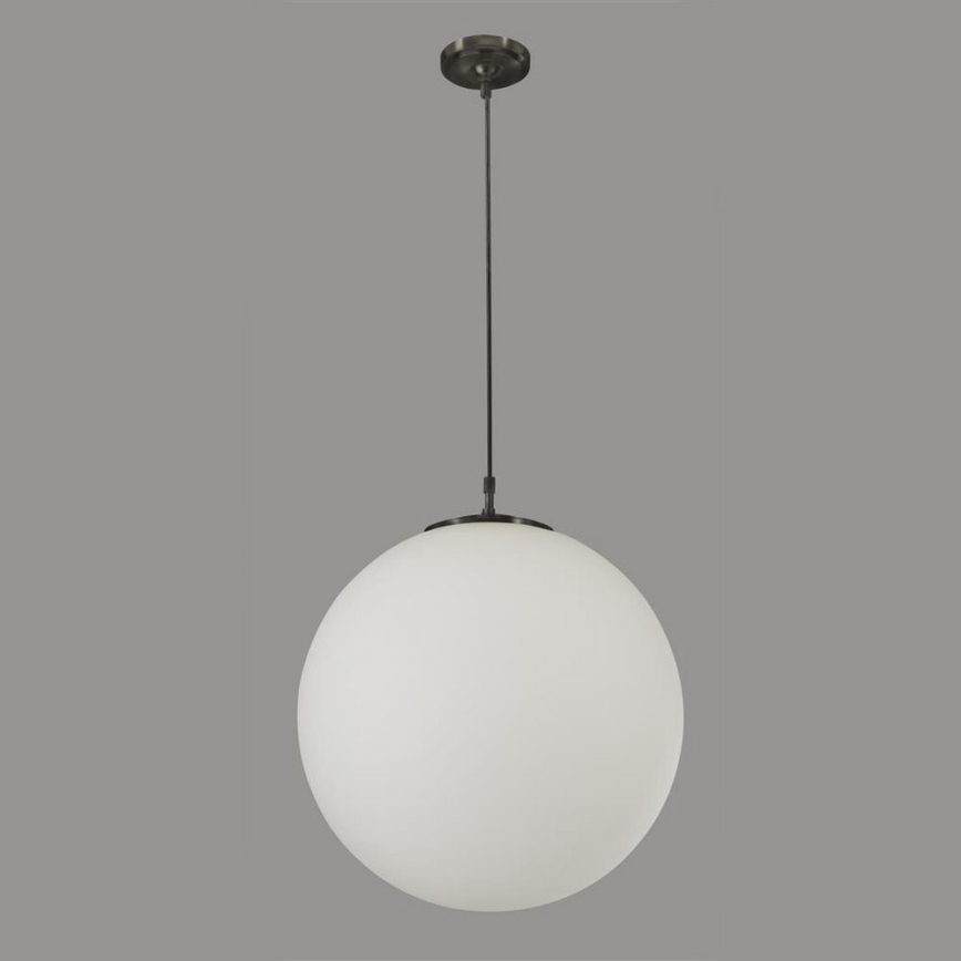 Searchlight - Chandelier on a string ATOM 1xE27/60W/230V white/black