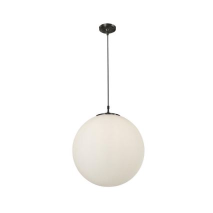 Searchlight - Chandelier on a string ATOM 1xE27/60W/230V white/black