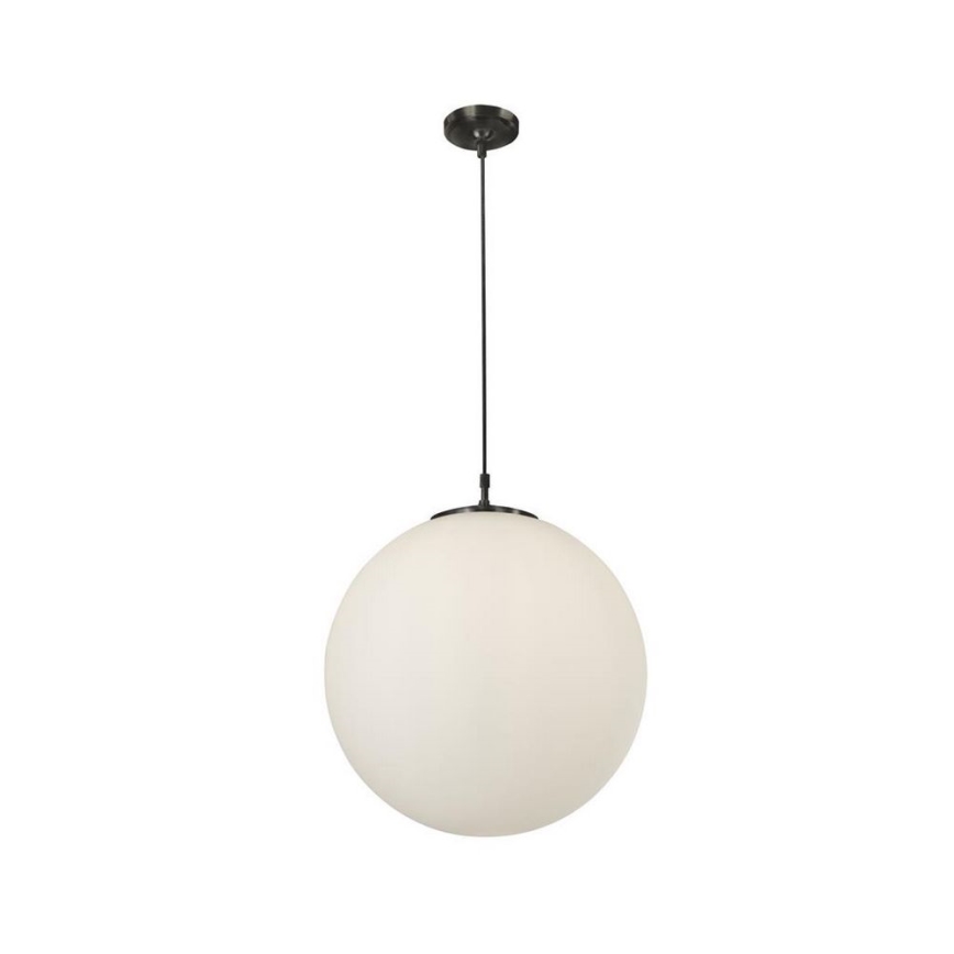 Searchlight - Chandelier on a string ATOM 1xE27/60W/230V white/black