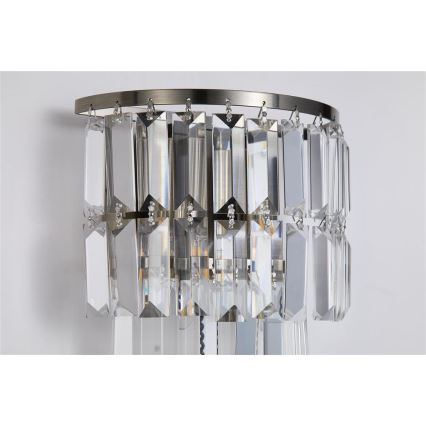 Searchlight - Bathroom wall light EMPIRE 2xE14/7W/230V IP44