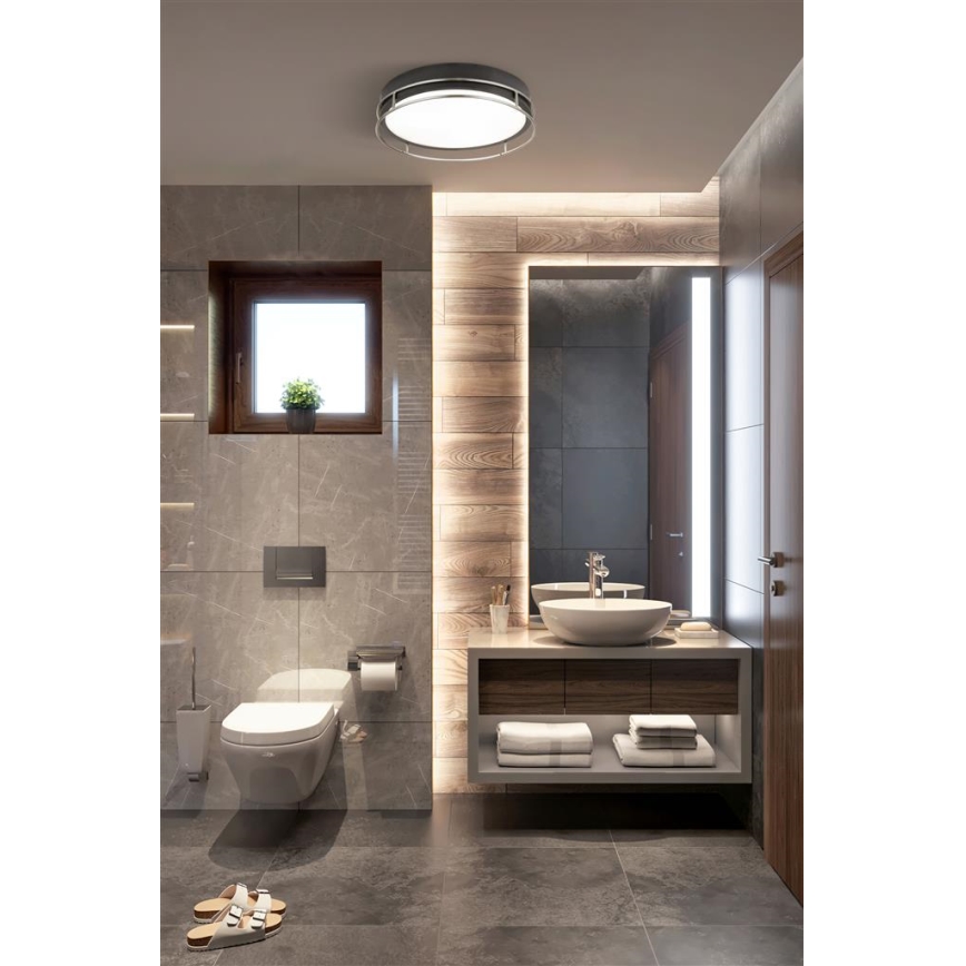 Searchlight - Bathroom ceiling light PHEONIX 2xE14/60W/230V d. 30 cm IP44