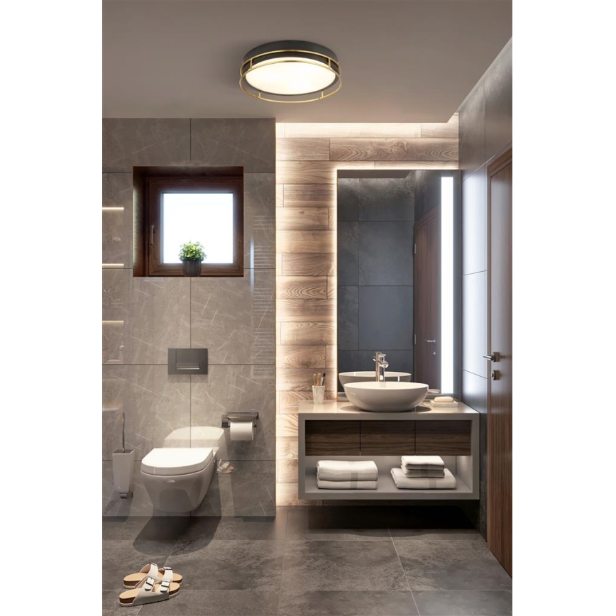 Searchlight - Bathroom ceiling light PHEONIX 2xE14/60W/230V d. 30 cm IP44