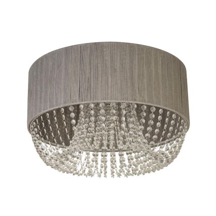 Searchlight - Ceiling light BELLANO 5xG9/7W/230V Ø 50 cm grey