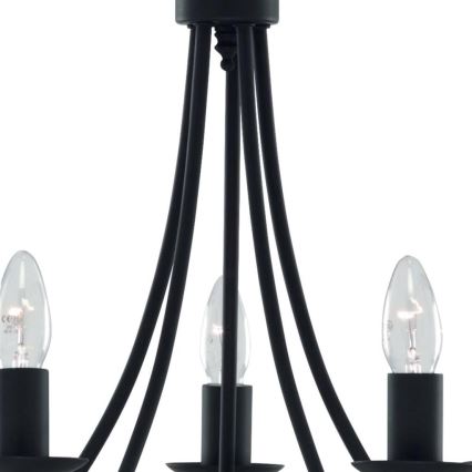 Searchlight - Chandelier on a chain MAYOPLE 5xE14/60W/230V