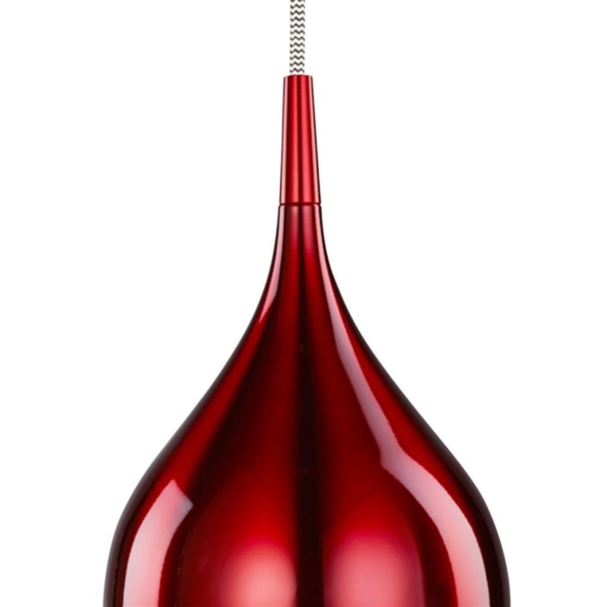 Searchlight - Chandelier on a string VIBRANT 1xE14/60W/230V red