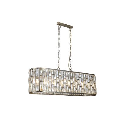 Searchlight - BIJOU Chain-Hung Chandelier 8xE14/40W/230V