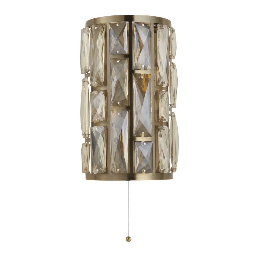 Searchlight - Wall light BIJOU 2xE27/60W/230V brass