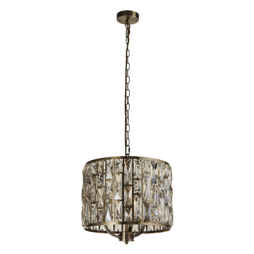 Searchlight - Chandelier on a chain BIJOU 3xE14/60W/230V d. 38 cm brass