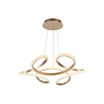 Searchlight - Dimmable LED cable-hung pendant DOODLE LED/40W/230V brass