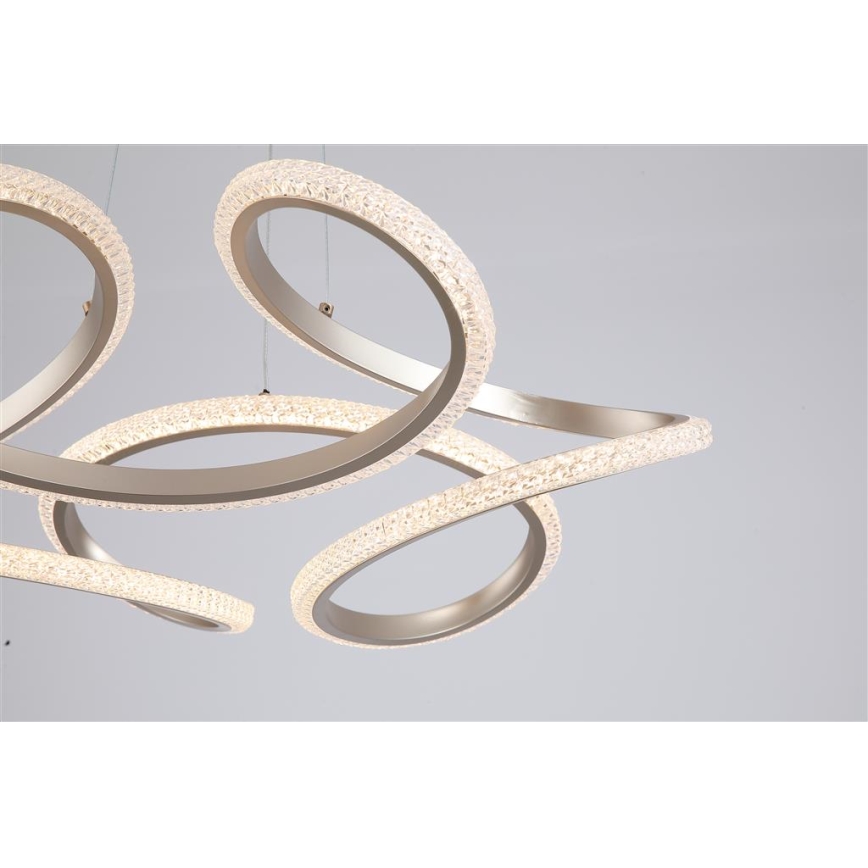 Searchlight - Dimmable LED cable-hung pendant DOODLE LED/40W/230V brass