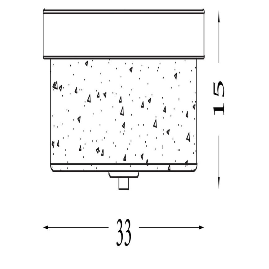 Searchlight - Bathroom ceiling light PRESTON 2xE27/60W/230V IP44 Ø 33 cm brass