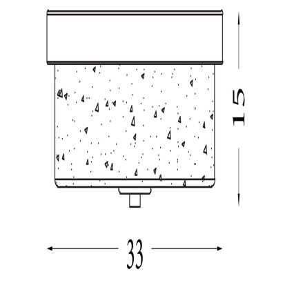 Searchlight - PRESTON Bathroom Ceiling Light 2xE27/60W/230V IP44 Ø 33 cm Silver