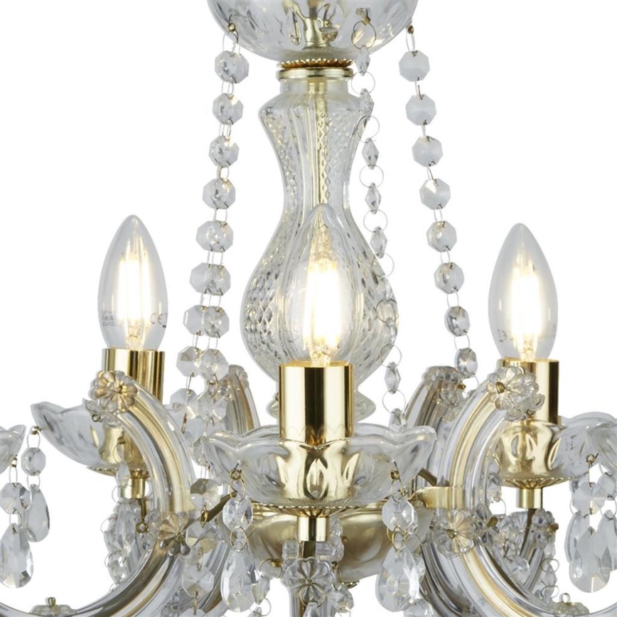 Searchlight - Chandelier on a chain MARIE 5xE14/40W/230V