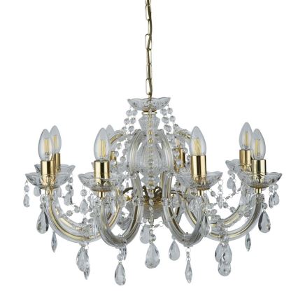 Searchlight - Crystal chandelier on a chain  MARIE 8xE14/40W/230V