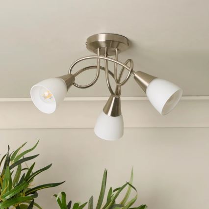 Searchlight - Flush-mounted ceiling light 3xE14/7W/230V