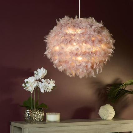 Searchlight - Lampshade for KATE chandelier E14/E27 Ø 50 cm Pink