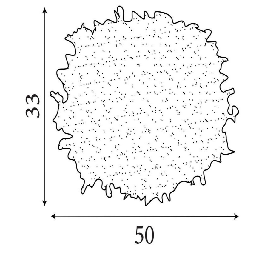 Searchlight - Lampshade for KATE chandelier E14/E27 Ø 50 cm Pink