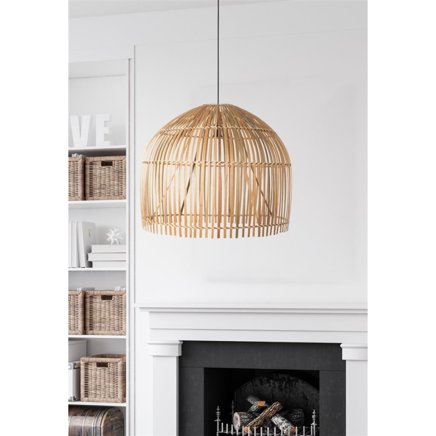 Searchlight - Chandelier on a string BALI 1xE27/60W/230V d. 60 cm bamboo