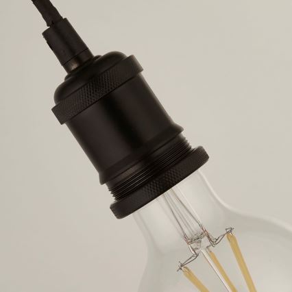 Searchlight - SUSPENSION Cable Pendant Light 1x E27/60W/230V Black
