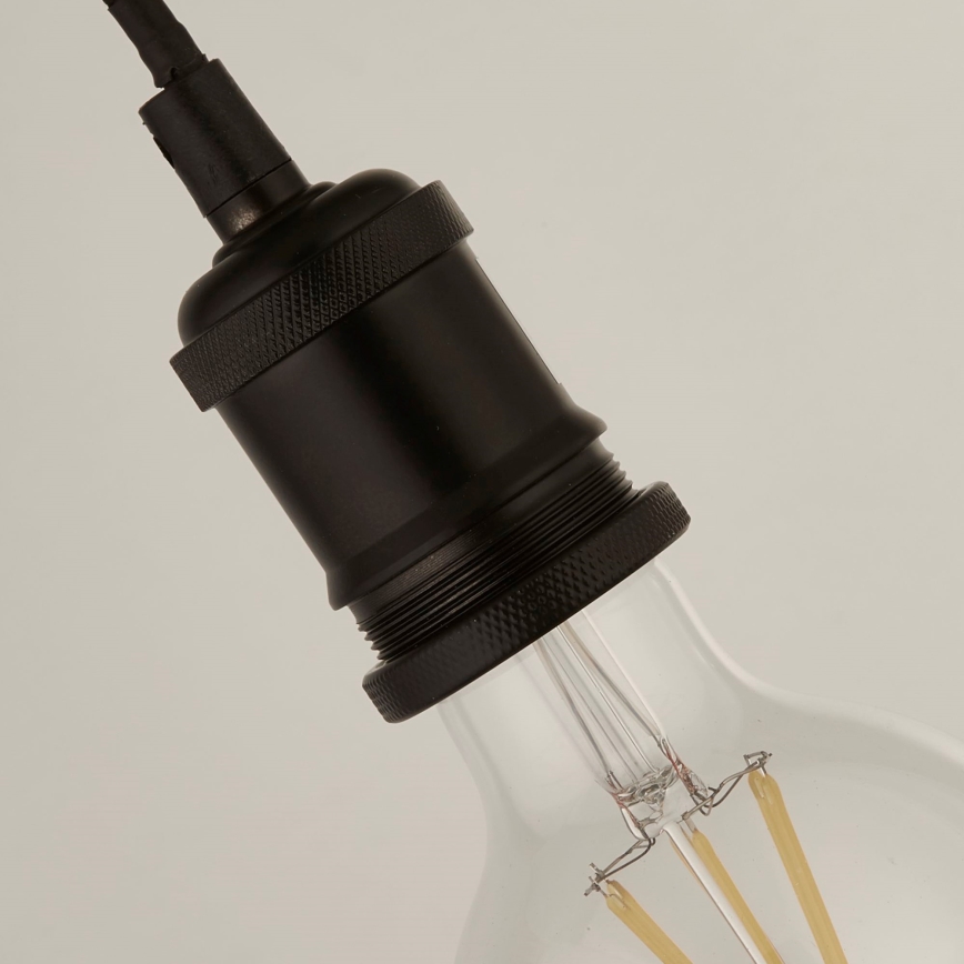 Searchlight - SUSPENSION Cable Pendant Light 1x E27/60W/230V Black
