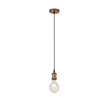 Searchlight - Cable-suspended pendant SUSPENSION 1xE27/60W/230V Copper