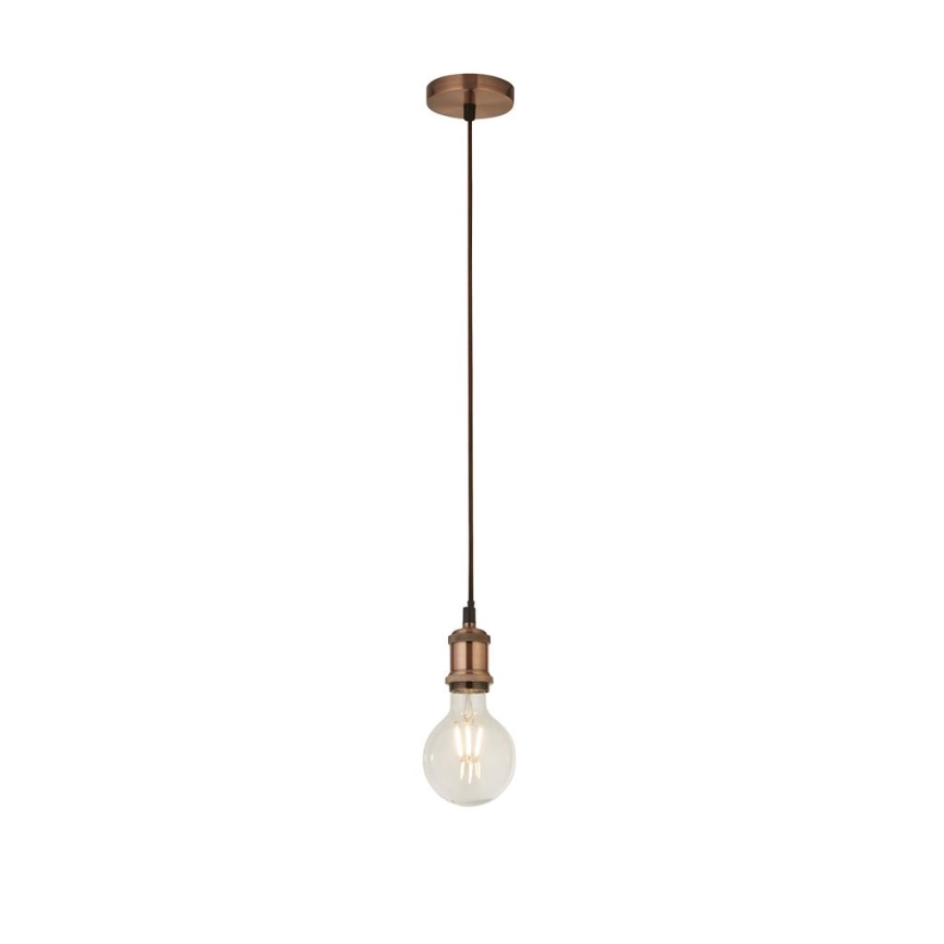 Searchlight - Cable-suspended pendant SUSPENSION 1xE27/60W/230V Copper