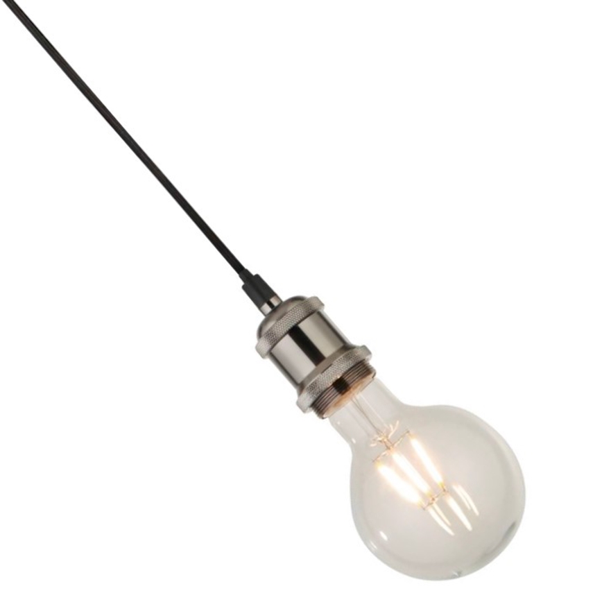 Searchlight - SUSPENSION cable pendant 1xE27/60W/230V silver