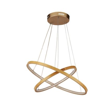 Searchlight - LED Chandelier on a string ETERNITY LED/12W/230V gold