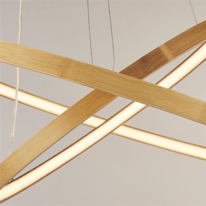 Searchlight - LED Chandelier on a string ETERNITY LED/12W/230V gold