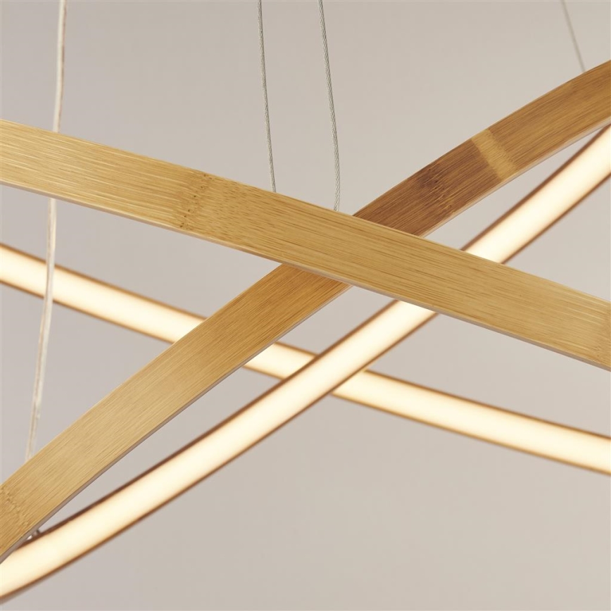 Searchlight - LED Chandelier on a string ETERNITY LED/12W/230V gold