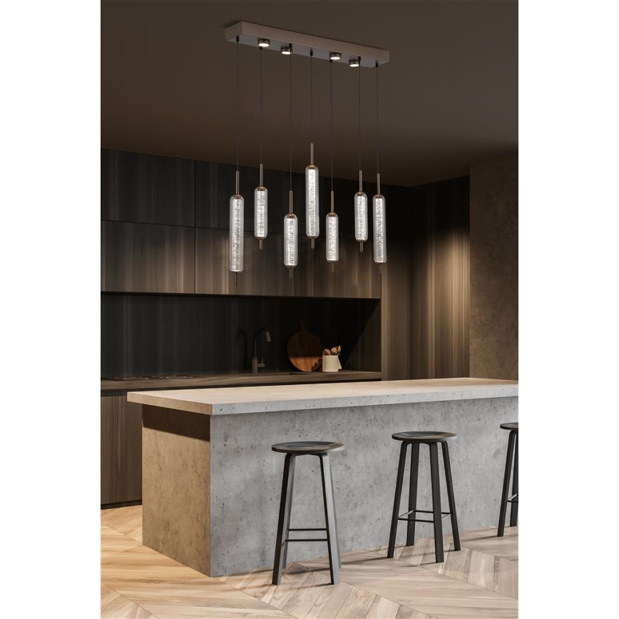 Searchlight - CATTAIL LED Dimmable Pendant Light on Cable 33W/230V