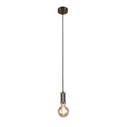 Searchlight - SUSPENSION Cable Pendant Light 1xE27/60W/230V Brass
