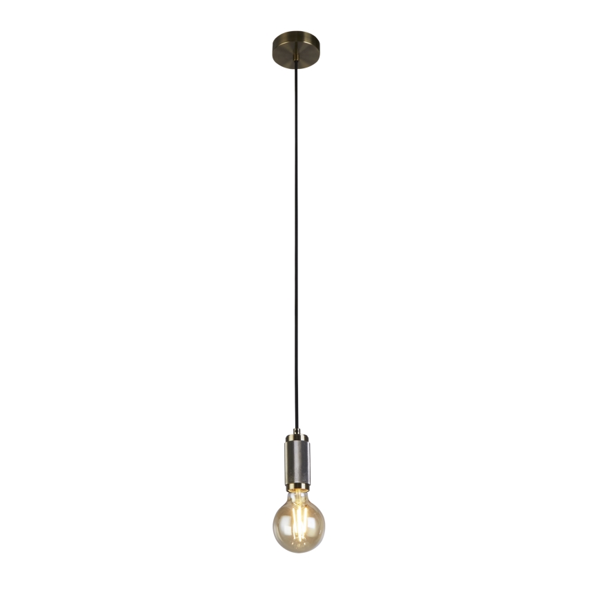Searchlight - SUSPENSION Cable Pendant Light 1xE27/60W/230V Brass