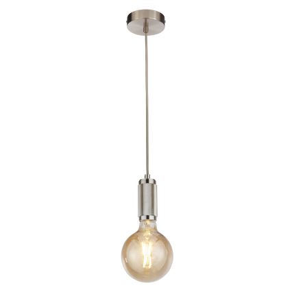 Searchlight - SUSPENSION cable pendant 1xE27/60W/230V silver