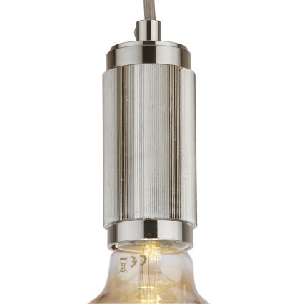 Searchlight - SUSPENSION cable pendant 1xE27/60W/230V silver