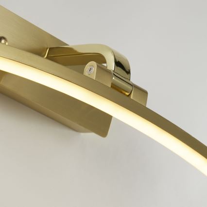 Searchlight - LED Picture light SANTORINI LED/8,2W/230V brass