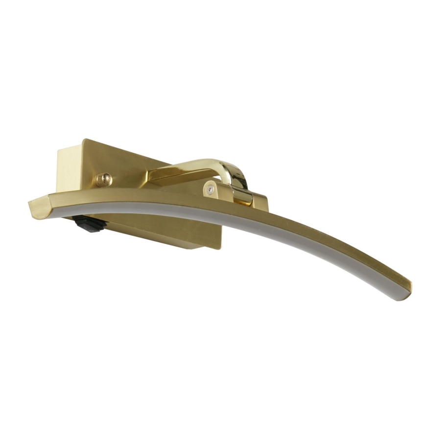 Searchlight - LED Picture light SANTORINI LED/8,2W/230V brass