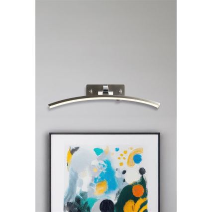 Searchlight - LED Picture Light SANTORINI LED/10,88W/230V silver