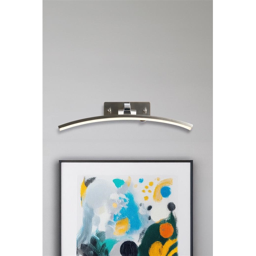 Searchlight - LED Picture Light SANTORINI LED/10,88W/230V silver