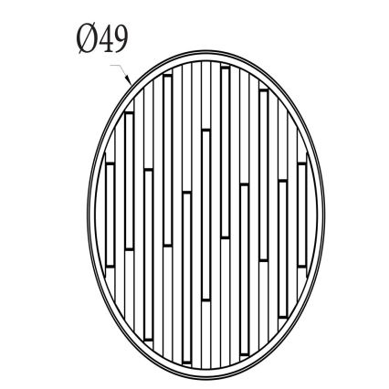 Searchlight - Dimmable LED Ceiling Light EQUALISE LED/33W/230V