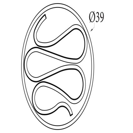 Searchlight - Dimmable LED Ceiling Light ZENDISC LED/20W/230V 3000K Ø 39 cm